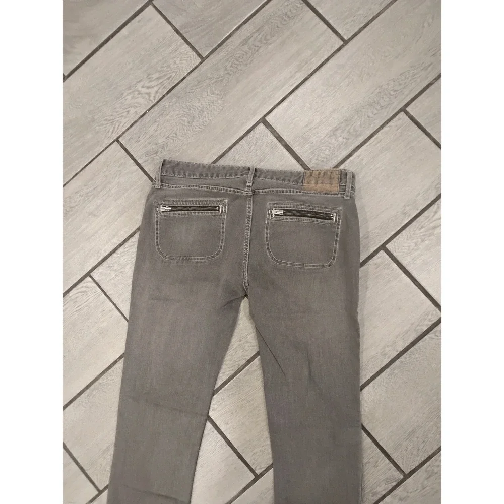 KILL CITY Grey Zipper Detail Skinny‎ Jeans Size 31
